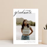 "Alignment" - Graduation Announcements in Onyx by Ashley DeMeyere - Front