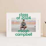 "School Color Duo" - Graduation Announcements in Grass by Jackie Crawford - Front