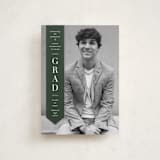 "Classic Sash" - Graduation Announcements in Pine by Lauren Chism - Front