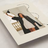 "Celebra" - Graduation Announcements in Nero by Pati Cascino - Detail