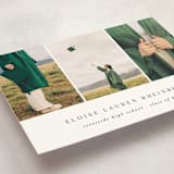 "Carousel" - Graduation Announcements in Cotton by Morgan Kendall - Detail