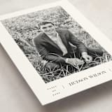 "Collegiate" - Graduation Announcements in Onyx by Benita Crandall - Detail