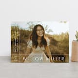 "Grids" - Graduation Announcements in Blush by Lauren Chism - Front