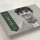 "Classic Sash" - Graduation Announcements in Pine by Lauren Chism - Detail