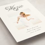 "Minimal Flourish" - Graduation Announcements in Noir by AK Graphics - Detail