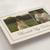 "Timeless Border" - Graduation Announcements in Almond by Brianne Larsen - Detail