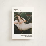 "Vinyl" - Graduation Announcements in Espresso by Megan Davis - Front