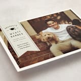 "grad ribbon" - Graduation Announcements in Taupe by Sarah Curry - Detail