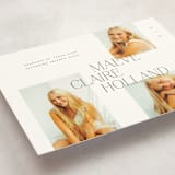 "editorial serif" - Graduation Announcements in Cotton by Ellen Schlegelmilch - Detail