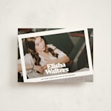 "Filter" - Graduation Announcements in Snow by Inkblot Design - Front