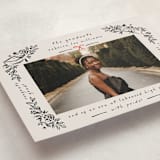 "Celebratory Frame" - Graduation Announcements in Linen by Ana de Sousa - Detail