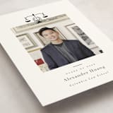 "Scales of Justice" - Graduation Announcements in Ink by Hudson meet Rose - Detail