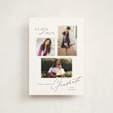 "Aspire" - Graduation Announcements in Cotton by Melanie Kosuge - Front