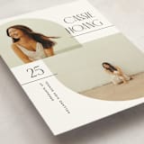 "Geo Duo" - Graduation Announcements in Snow by Pixel and Hank - Detail