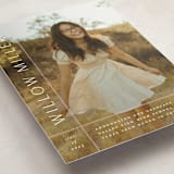 "Grids" - Graduation Announcements in Blush by Lauren Chism - Detail