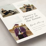 "Doctor in the House" - Graduation Announcements in Domino by Corinne Malesic - Detail