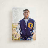 "Strength" - Graduation Announcements in Snow by Sarah Curry - Front