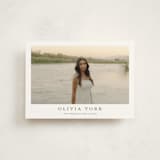 "archive" - Graduation Announcements in Snow by Sarah Curry - Front