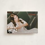 "Class Dismissed" - Graduation Announcements in Ink by Megan Davis - Front