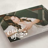 "Class Dismissed" - Graduation Announcements in Ink by Megan Davis - Detail