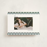 "Checked Out" - Graduation Announcements in Pine by Rachel Cassel - Front