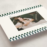 "Checked Out" - Graduation Announcements in Pine by Rachel Cassel - Detail