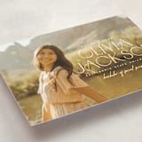 "Sure Thing" - Graduation Announcements in Waterlily by Owl and Toad - Detail