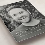 "Understated" - Graduation Announcements in Salt by Ekko Studio - Detail