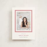 "Charm" - Graduation Announcements in Peony by Sara Hicks Malone - Front