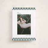 "Checked Out" - Graduation Announcements in Pine by Rachel Cassel - Front