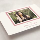 "Charm" - Graduation Announcements in Peony by Sara Hicks Malone - Detail