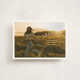 "Study Guide" - Graduation Announcements in Cloud by Carolyn MacLaren - Front