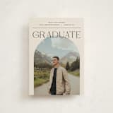 "Vision" - Graduation Announcements in Ivory by Pixel and Hank - Front