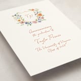 "wildflowers crest" - Graduation Announcements in Hoos by Cass Loh - Detail
