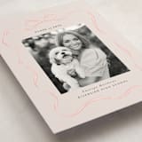 "Ribbon Frame" - Graduation Announcements in Blush by Itsy Belle Studio - Detail