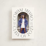 "Well Rounded" - Graduation Announcements in Classic White by Cindy Reynolds - Front