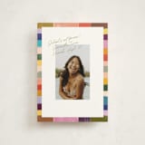 "Colorful Scallop" - Graduation Announcements in Olive by Sierra Lee - Front
