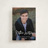 "Signed" - Graduation Announcements in Pearl by Sara Hicks Malone - Front