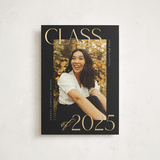"Scholarly Surround" - Graduation Announcements in Licorice by Jessica Williams - Front