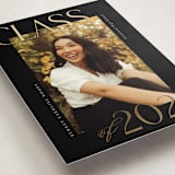 "Scholarly Surround" - Graduation Announcements in Licorice by Jessica Williams - Detail