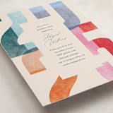 "Grad Party" - Graduation Party Invitations in Confetti by Pixel and Hank - Detail