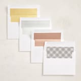"Mod Duo" - Graduation Party Invitations in Fudge by Mansi Verma - Envelope Liner Options
