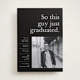 "Still Graduating" - Graduation Party Invitations in Jett by Corinne Malesic - Front