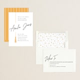 "Written Out" - Graduation Party Invitations in Sunshine by Owl and Toad - Assembled