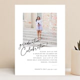 "Modern Celebration" - Graduation Party Invitations in Cloud by Jenna Holcomb - Front