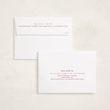"GRAD!" - Graduation Party Invitations in Ruby by Erin Kessler - FREE Recipient Addressing