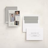"A Trio" - Graduation Party Invitations in Creamery by That Girl Press - Assembled
