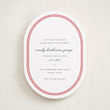 "toast the grad" - Graduation Party Invitations in Cherry by Megan Davis - Front