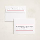 "toast the grad" - Graduation Party Invitations in Cherry by Megan Davis - FREE Recipient Addressing