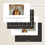 "Iconic" - Graduation Party Invitations in Sand by Creo Study - Back of Card Options